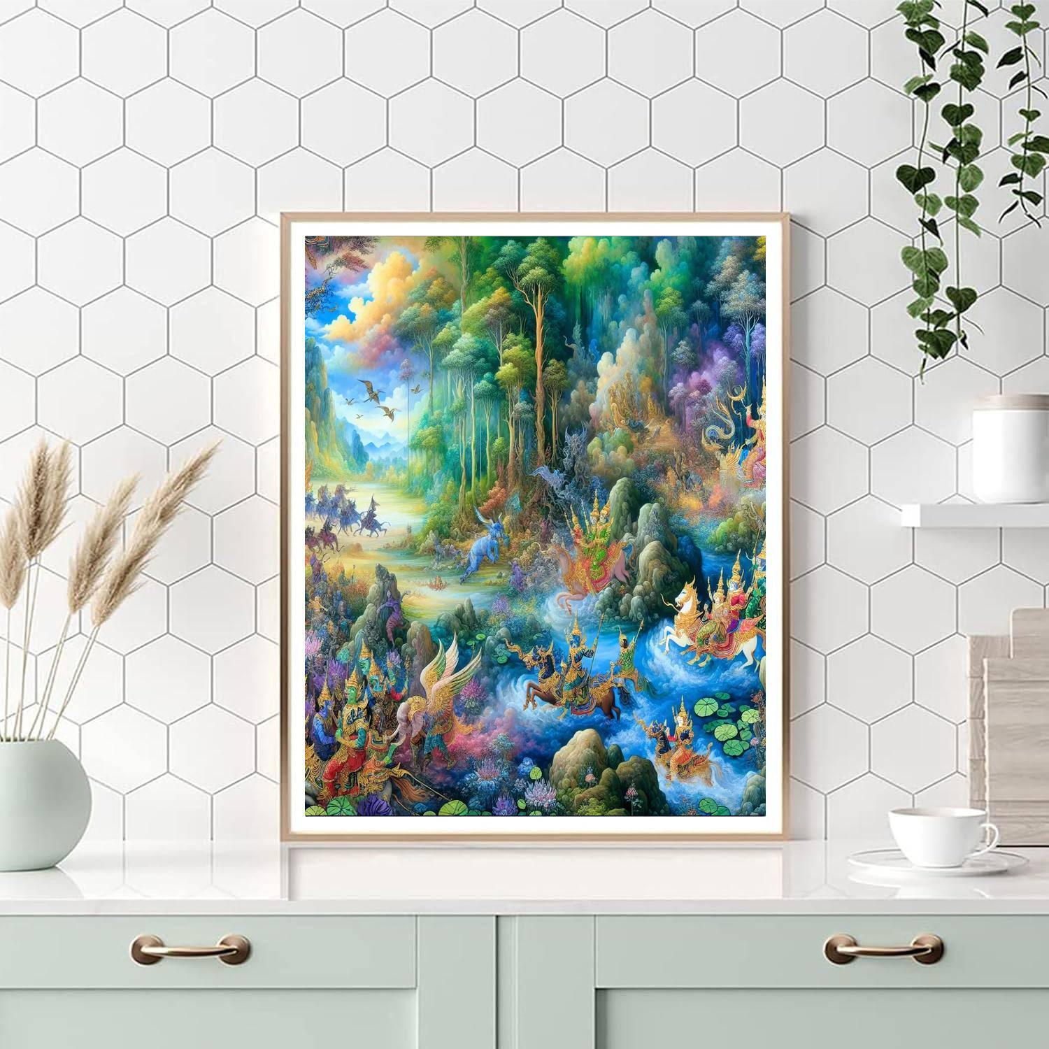 Mystical Creatures Realm Paint By Numbers