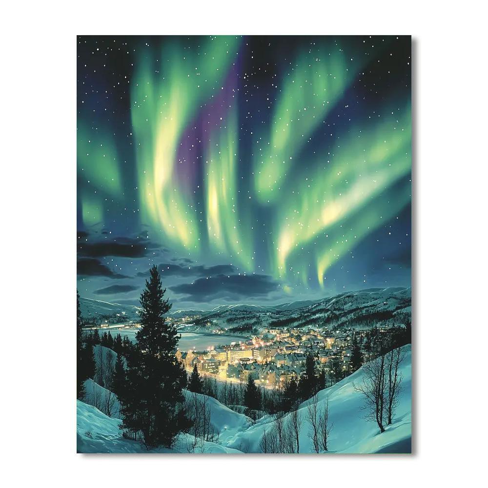 Northern Lights - Tromsø Paint By Numbers