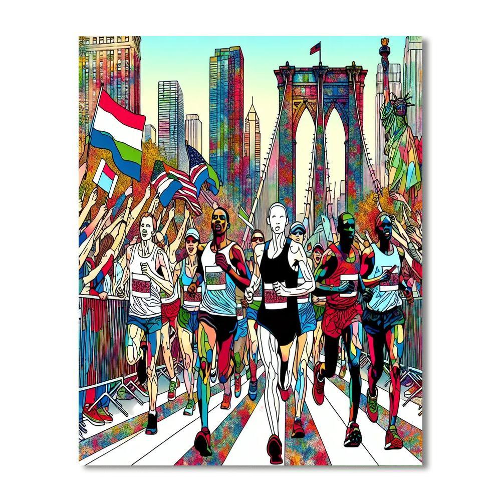 The London Marathon - London, Uk Paint By Number