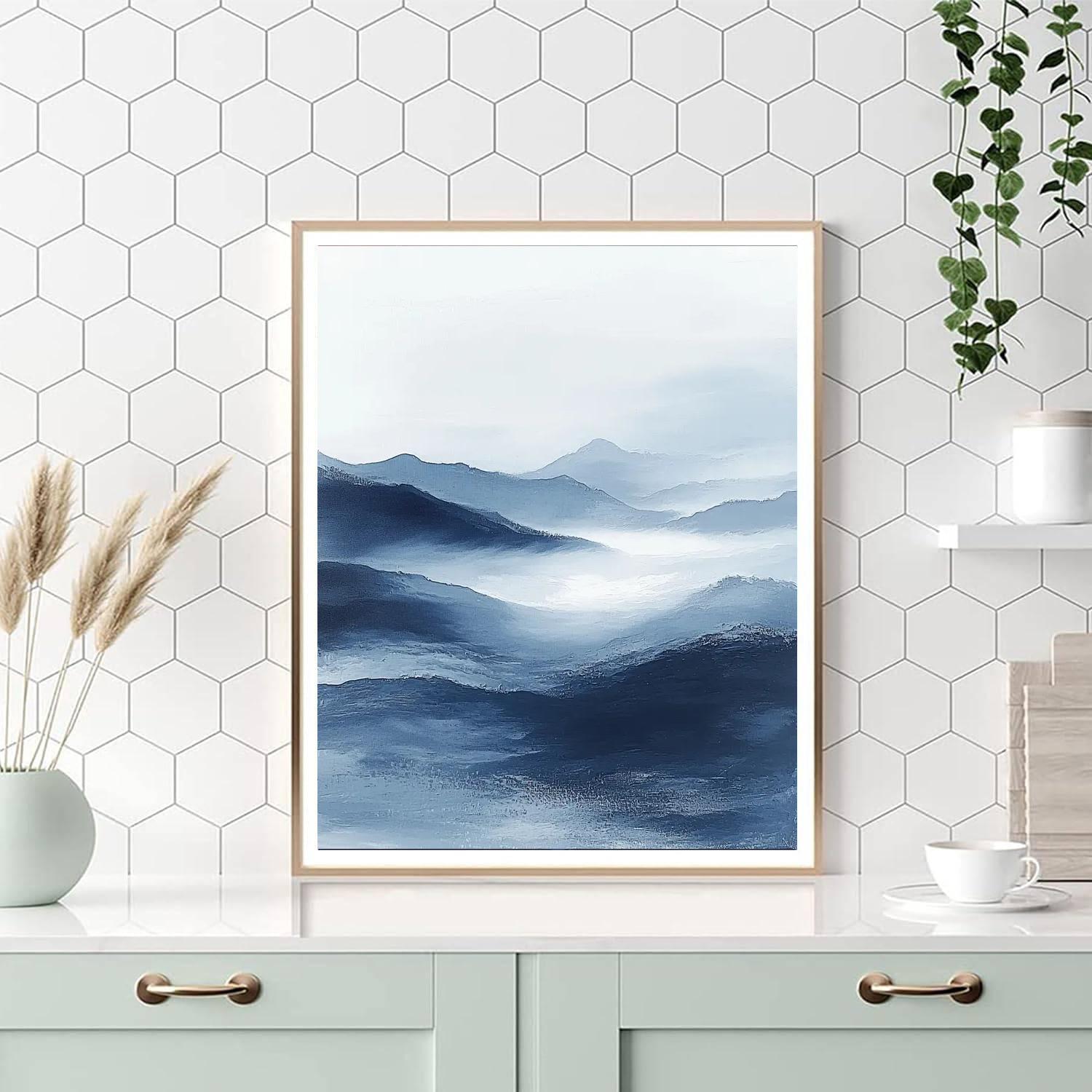 Leonardo Da Vinci Inspired Veil Of Mist  Paint By Numbers Art