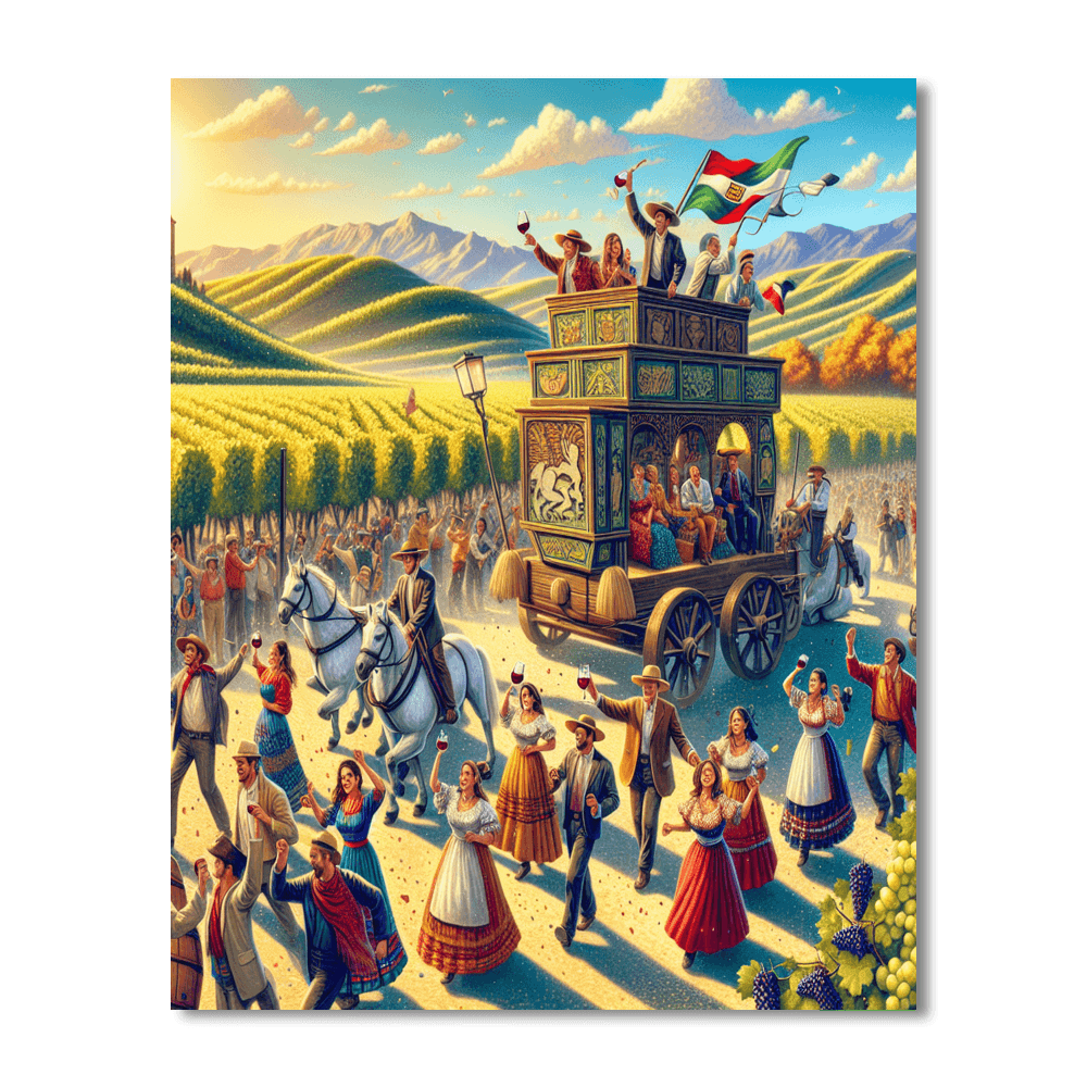 Fiesta Nacional De La Vendimia - Mendoza Paint By Numbers