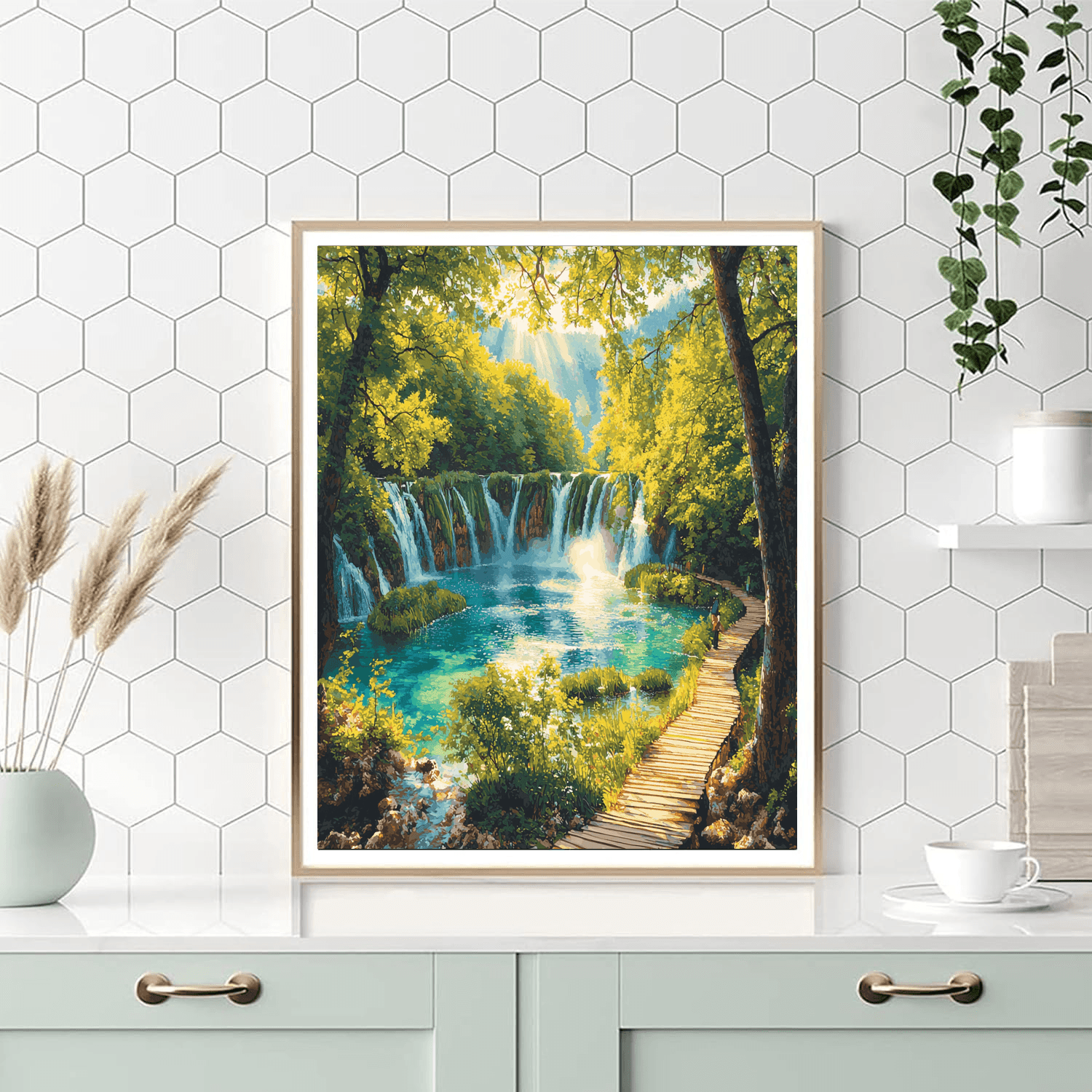 The Plitvice Lakes National Park Paint By Numbers