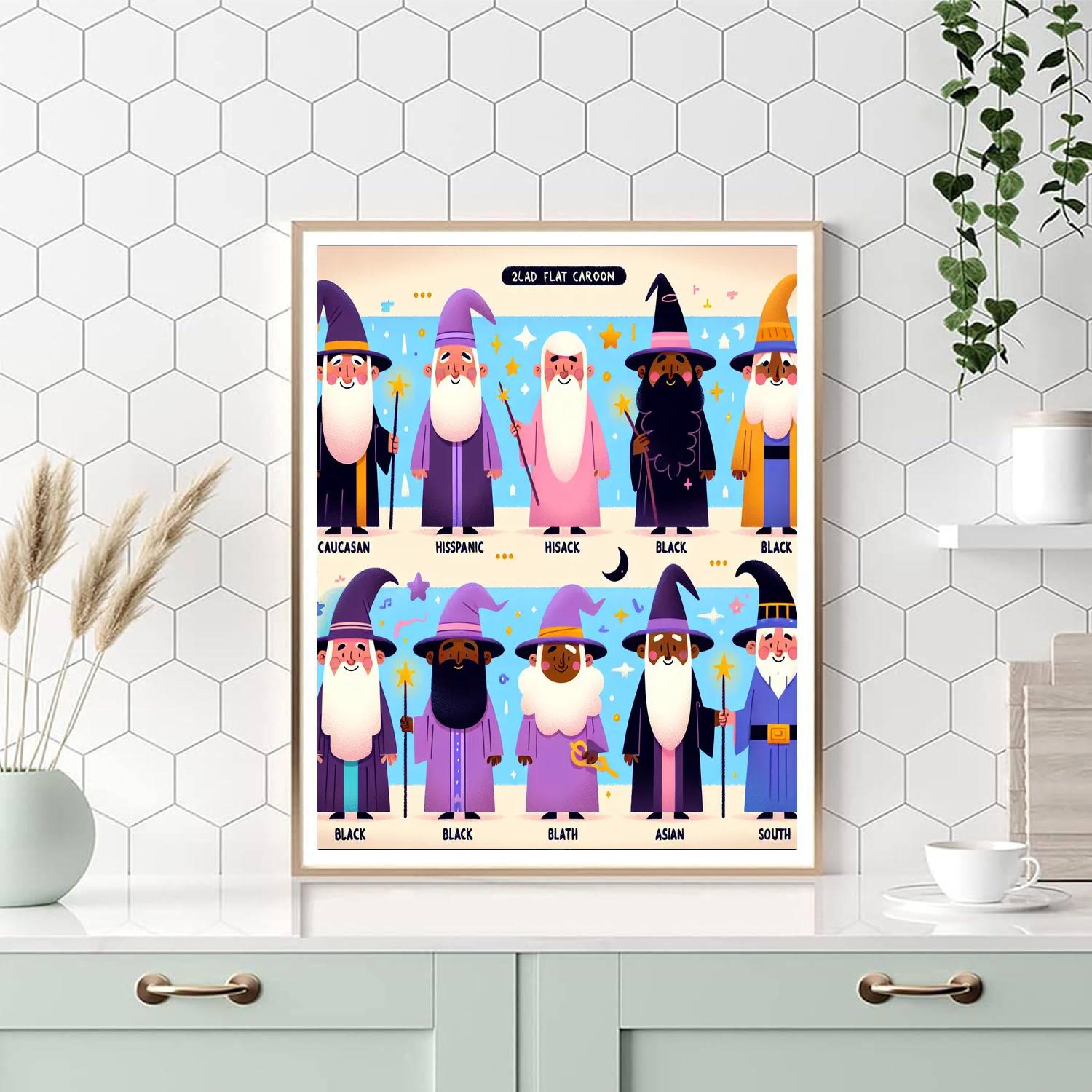 Wacky Wizardry World Painting By Numbers Kit