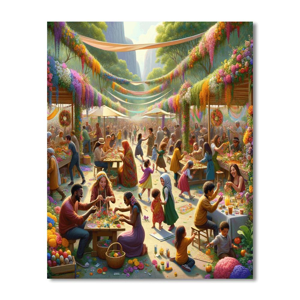 Waldorf Festival Paint By Numbers