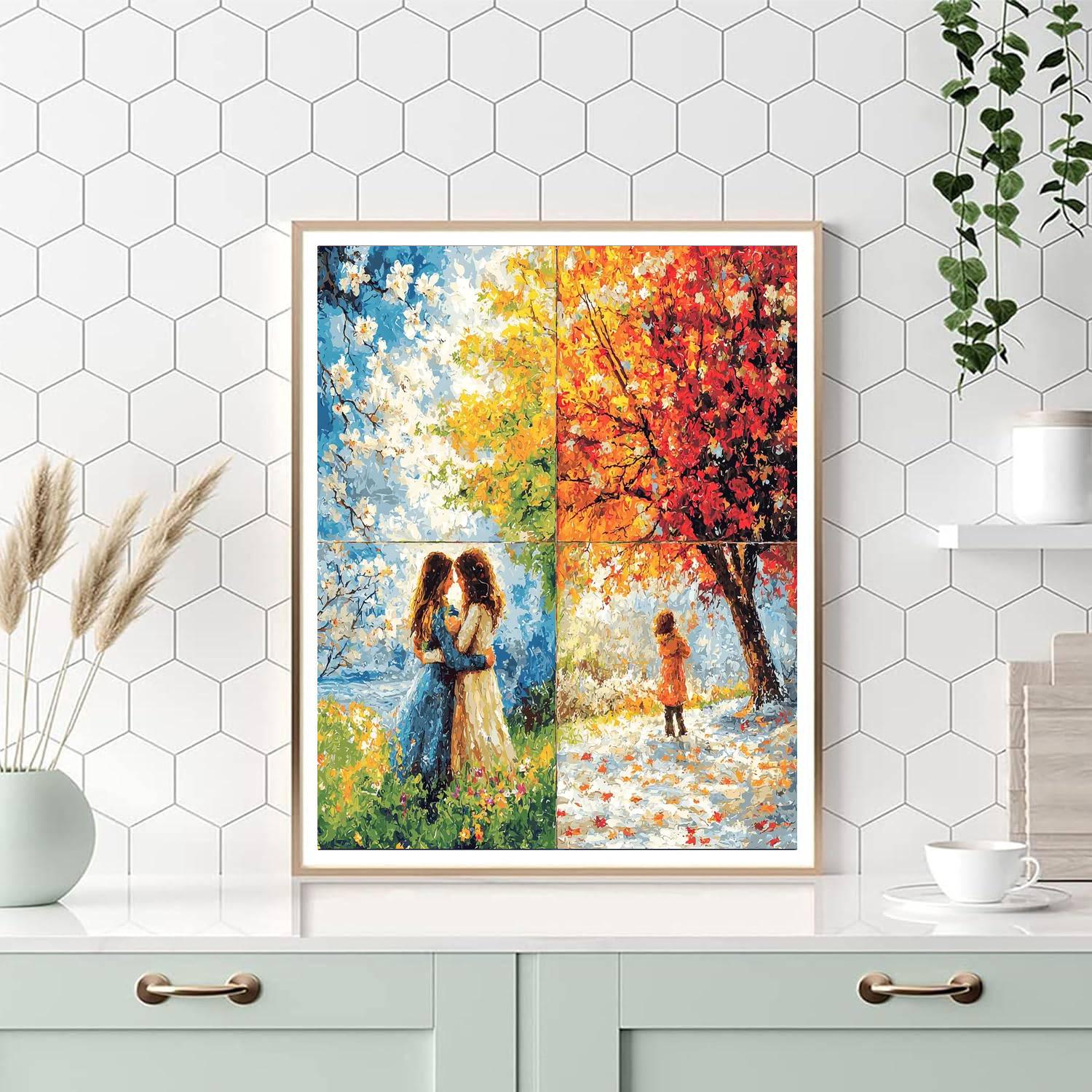 Seasons Of Motherhood DIY Paint By Numbers