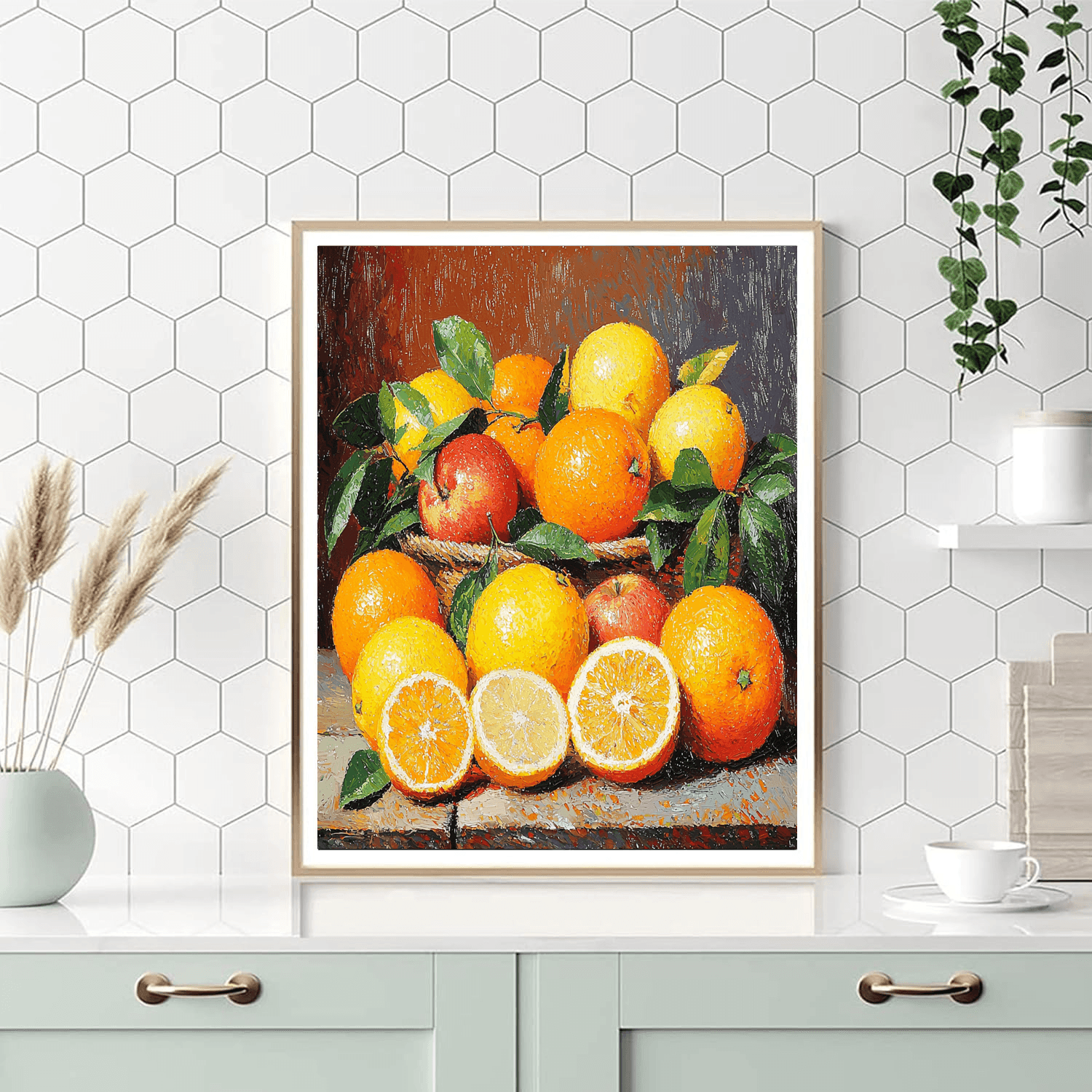 Paul Cézanne Inspired Fruits Of Summer  Painting By Numbers Kit