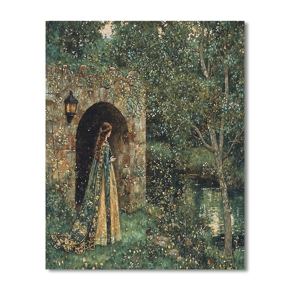 John William Waterhouse Inspired Ethereal Enchantment  Numbered Painting Kits