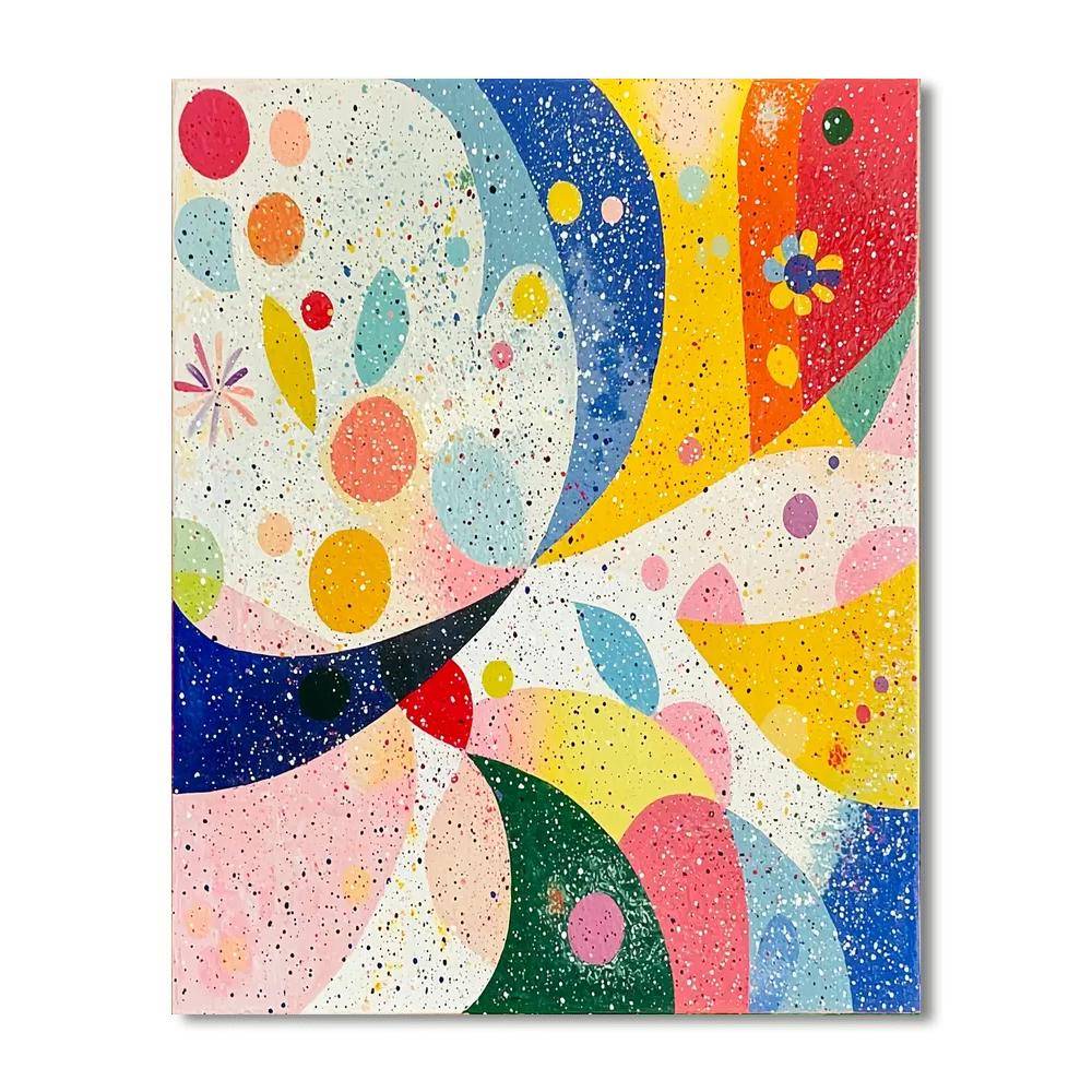 Joan Miró Inspired Surreal Imaginations  Number Painting