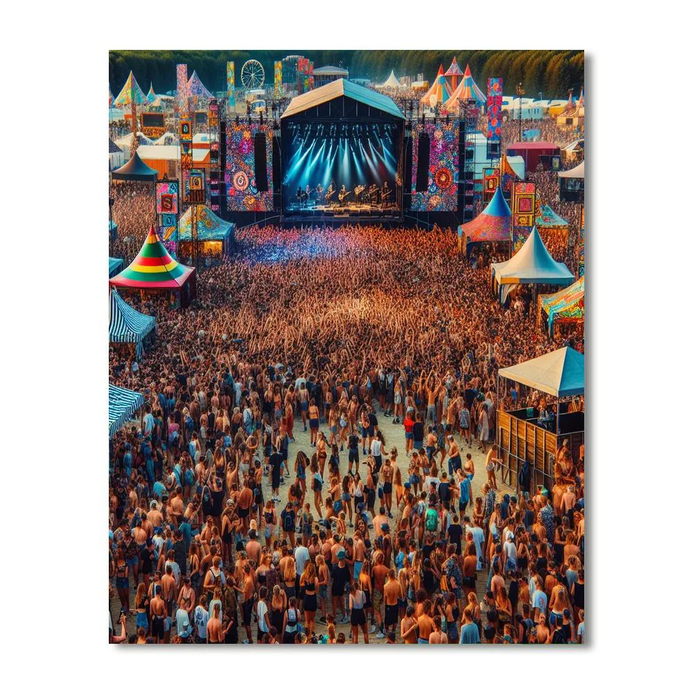 Woodstock Festival Poland Paint By Numbers Art