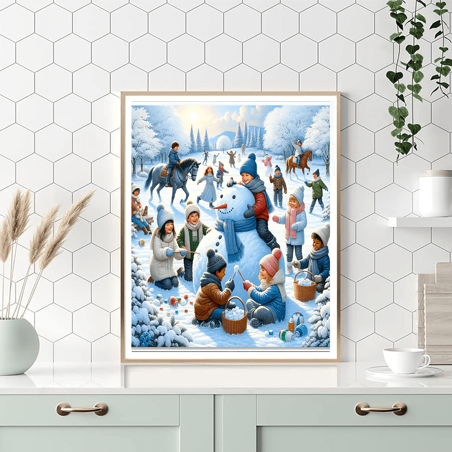 Winter Wonderland Adventures Paint By Color