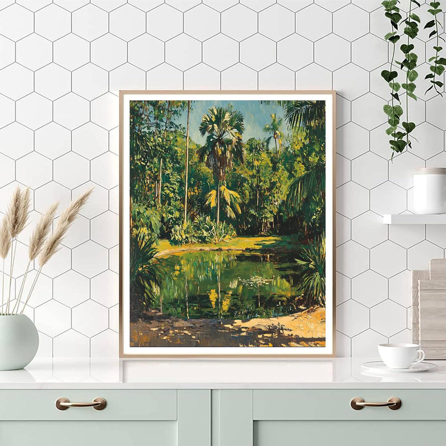 Edgar Degas Inspired Quiet Moments In Nature  Painting Number Kit