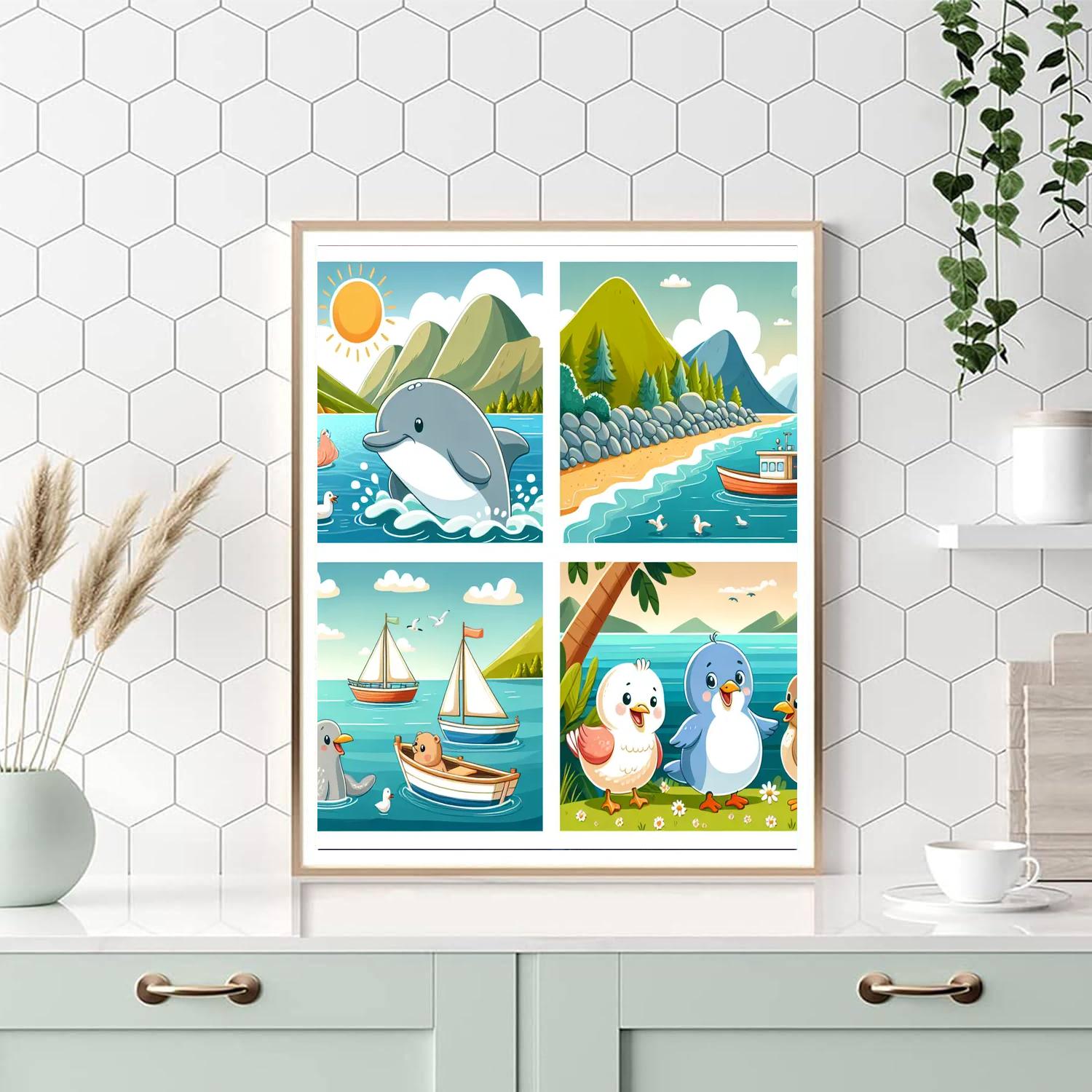 Harmony Harbor Haven Numbered Painting Kits