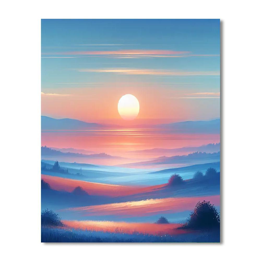 Begin's New Dawn Number Painting