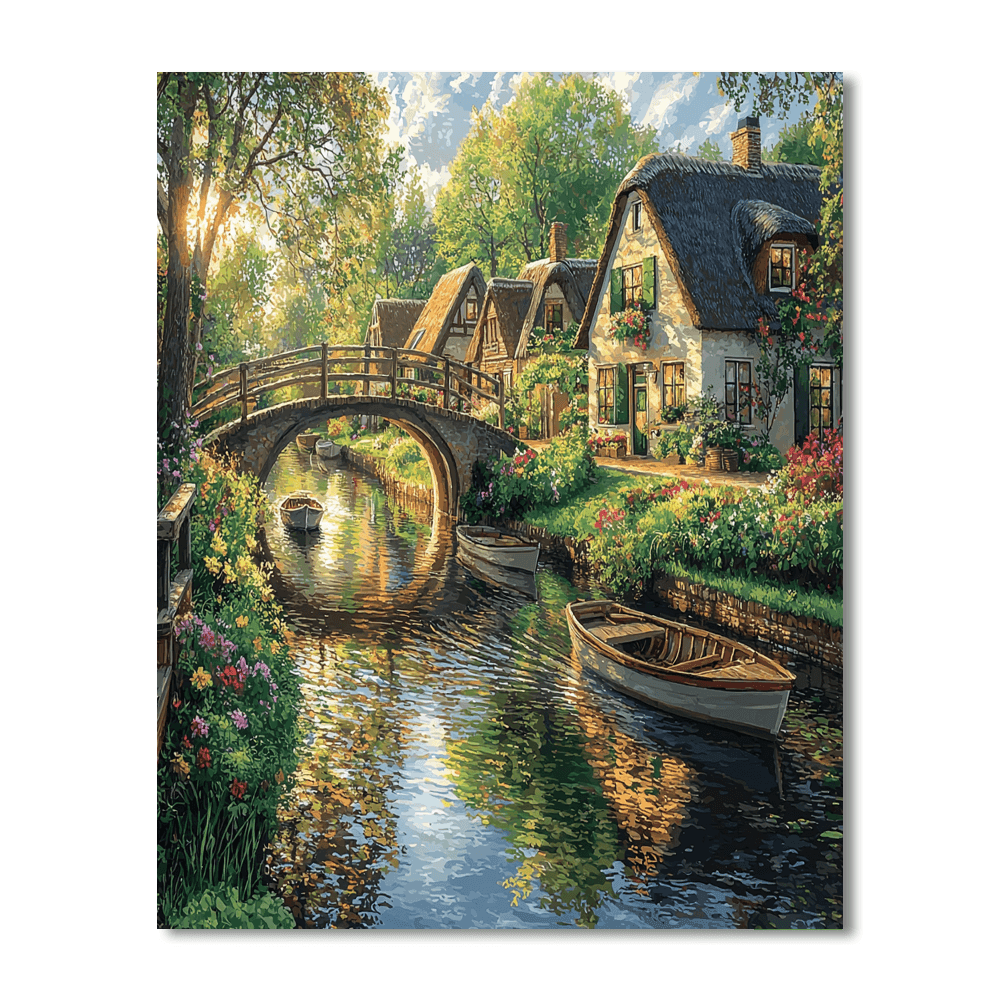 Giethoorn - Netherlands Numbered Painting Kits