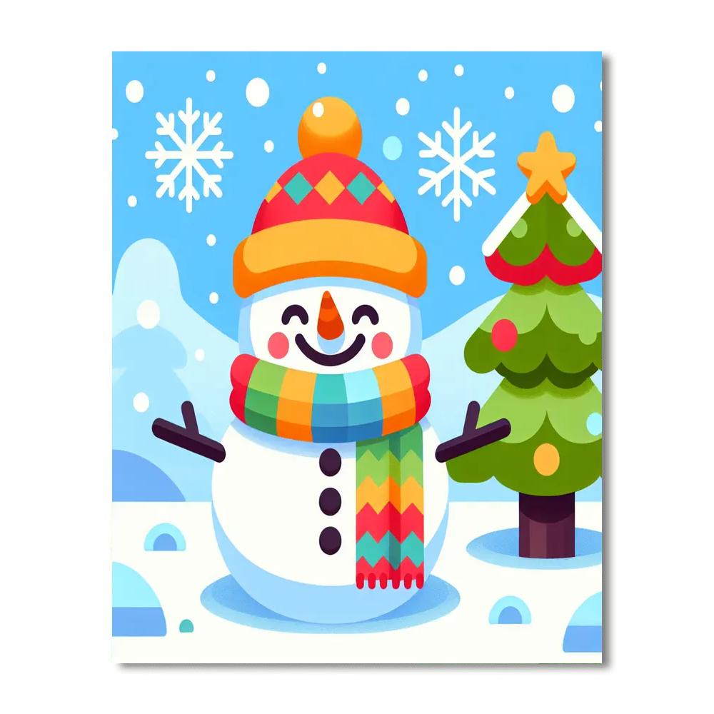 Holiday Festivities Fun Number Painting