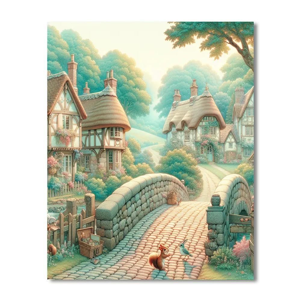 Vintage Fairytale Charm Paint By Number