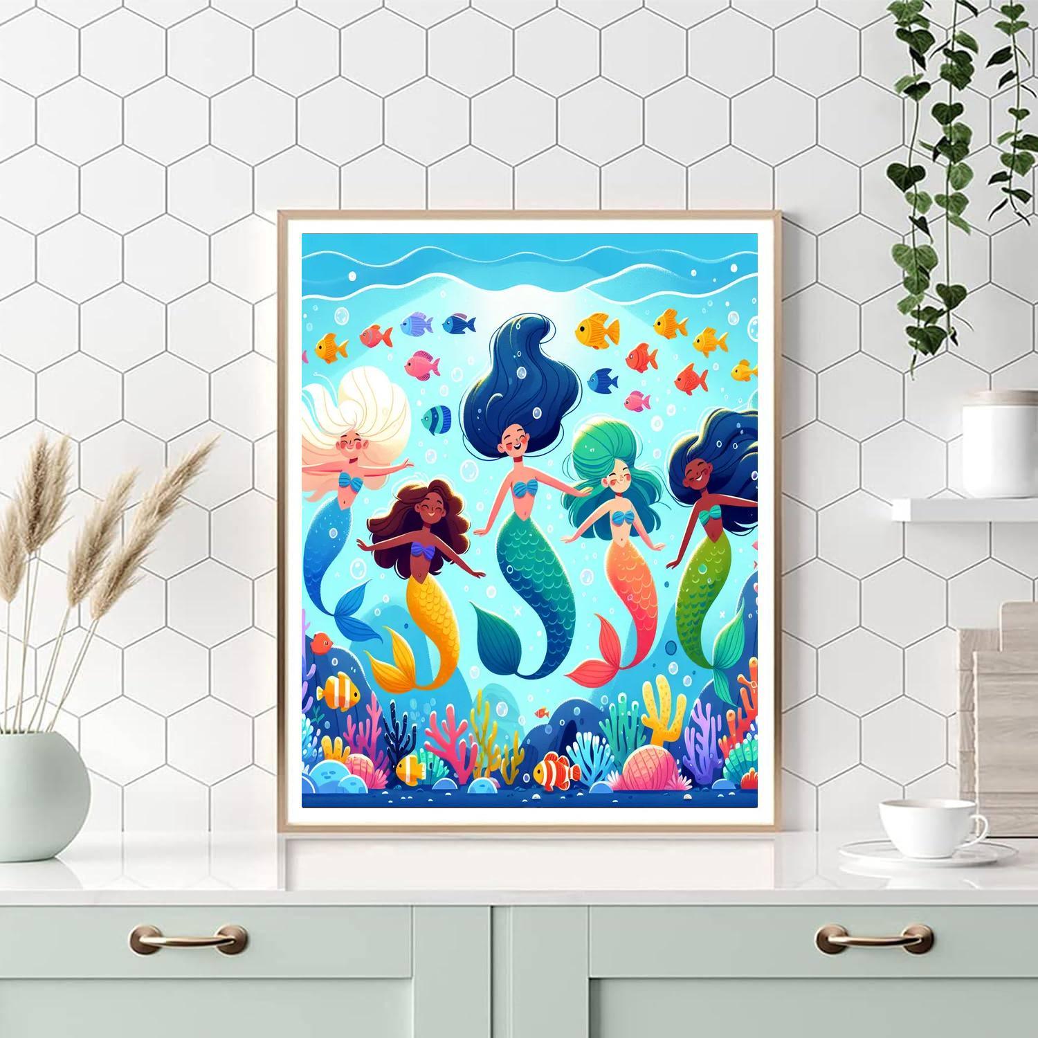 Underwater Fantasy Expedition Painting By Numbers Kit