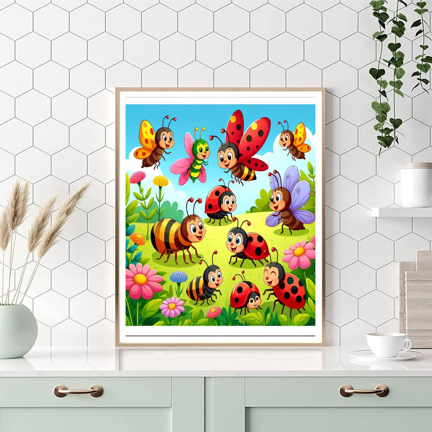 Amazing Insect World Paint By Color