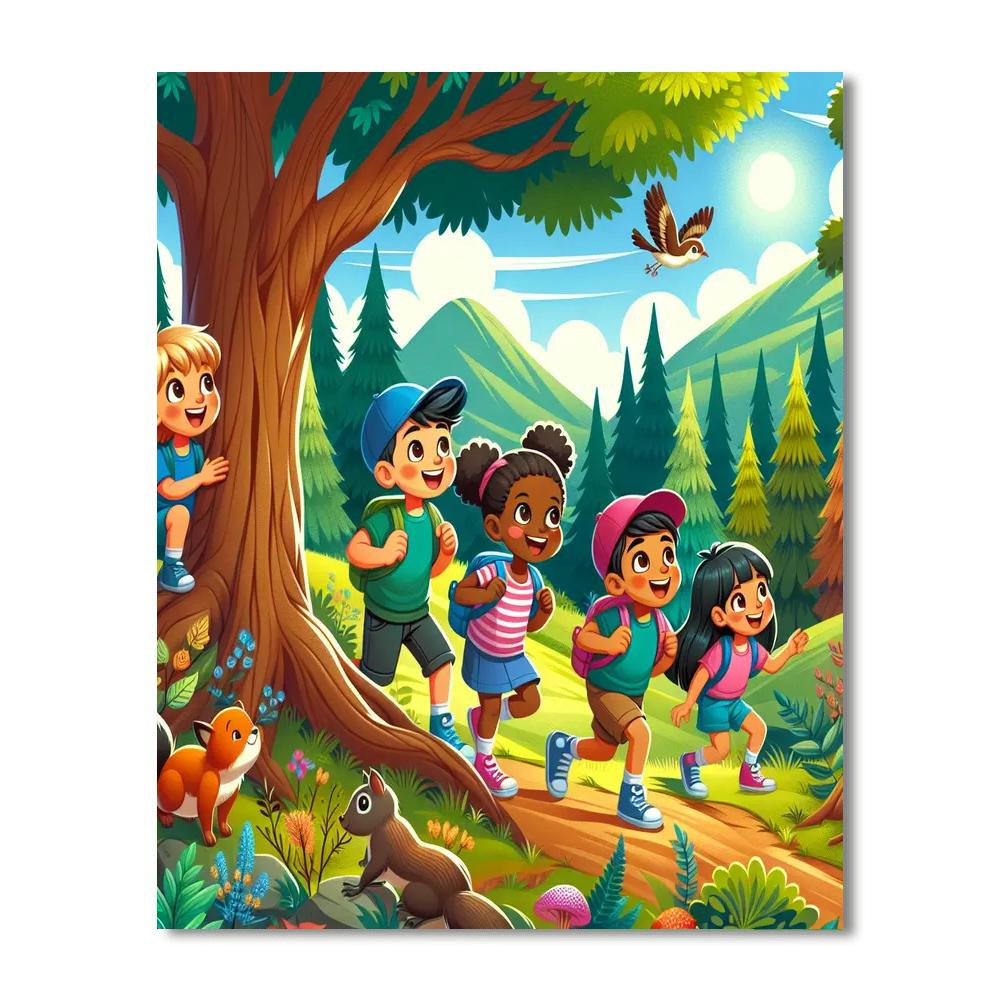 Outdoor Adventure Quest Paint By Numbers Art