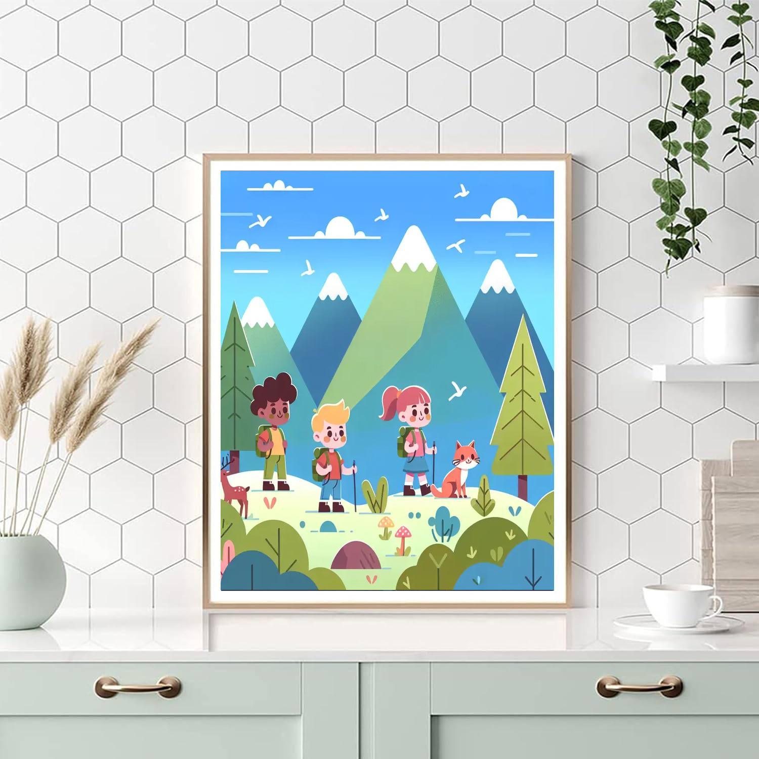 Mountain Explorers Painting Number Kit