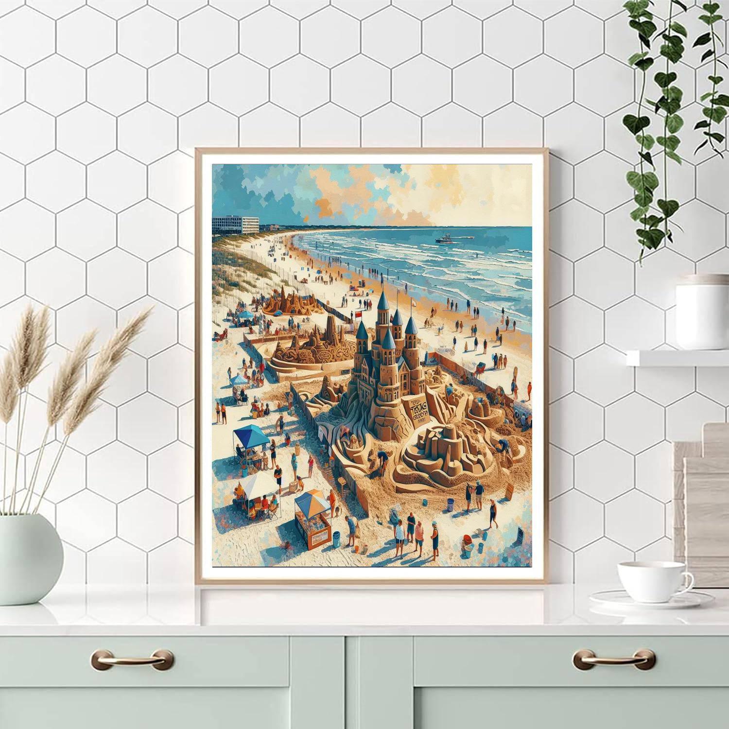 Sandfest - Texas, Usa Numbered Painting Kits