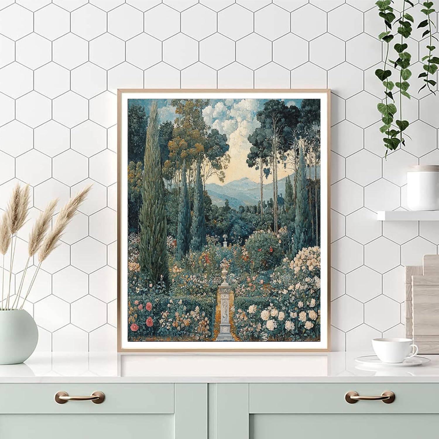 Sandro Botticelli Inspired Renaissance Garden Fantasy  Paint By Numbers