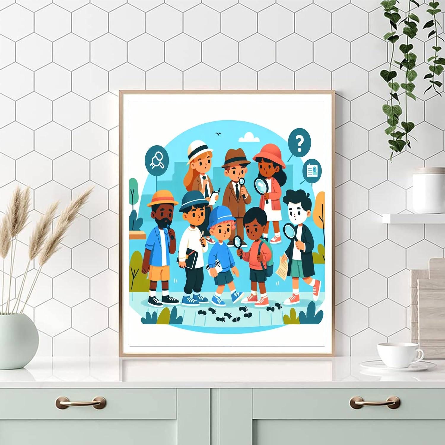 Mystery Detective Quest Paint By Number