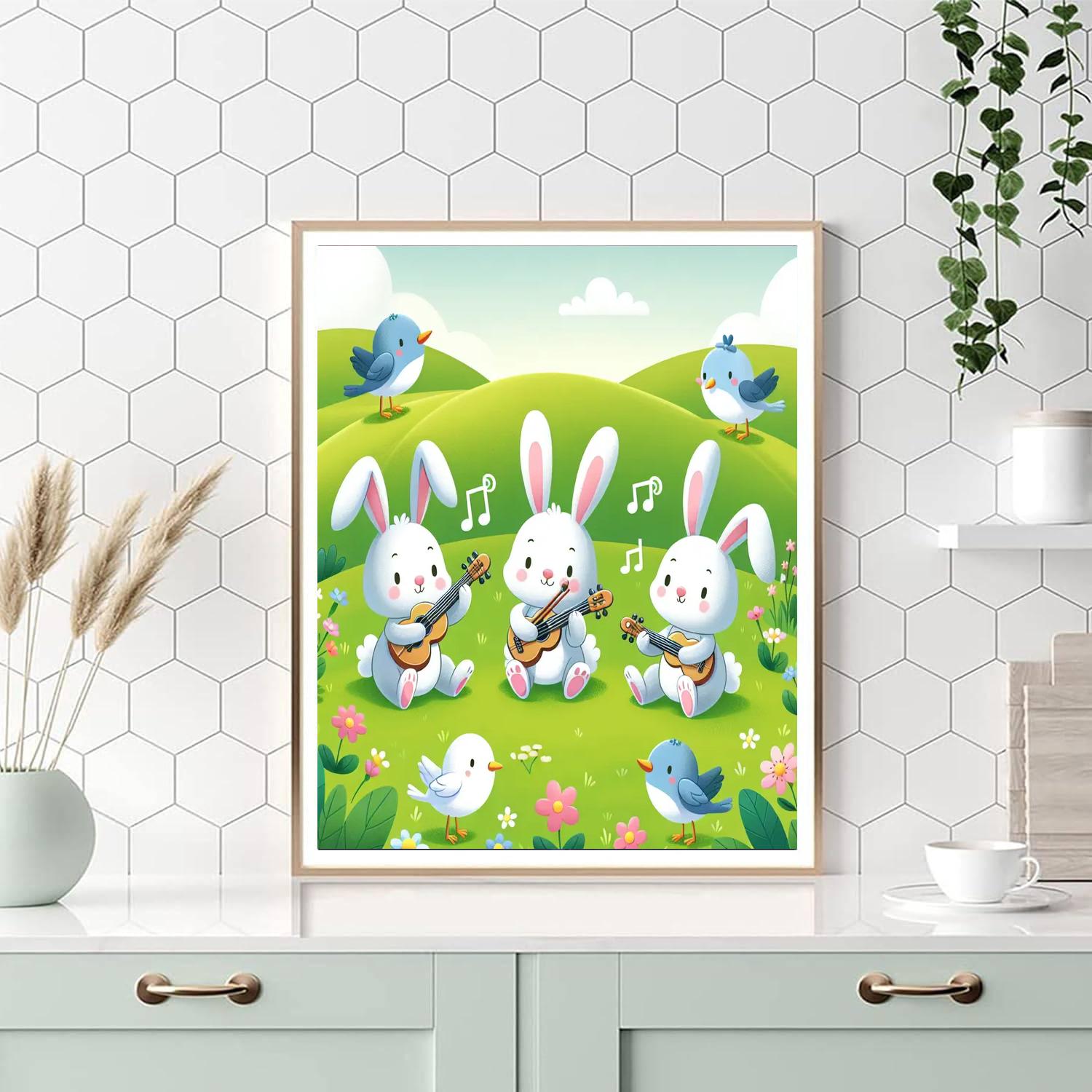 Sunlit Meadow Melodies Painting By Numbers Kit