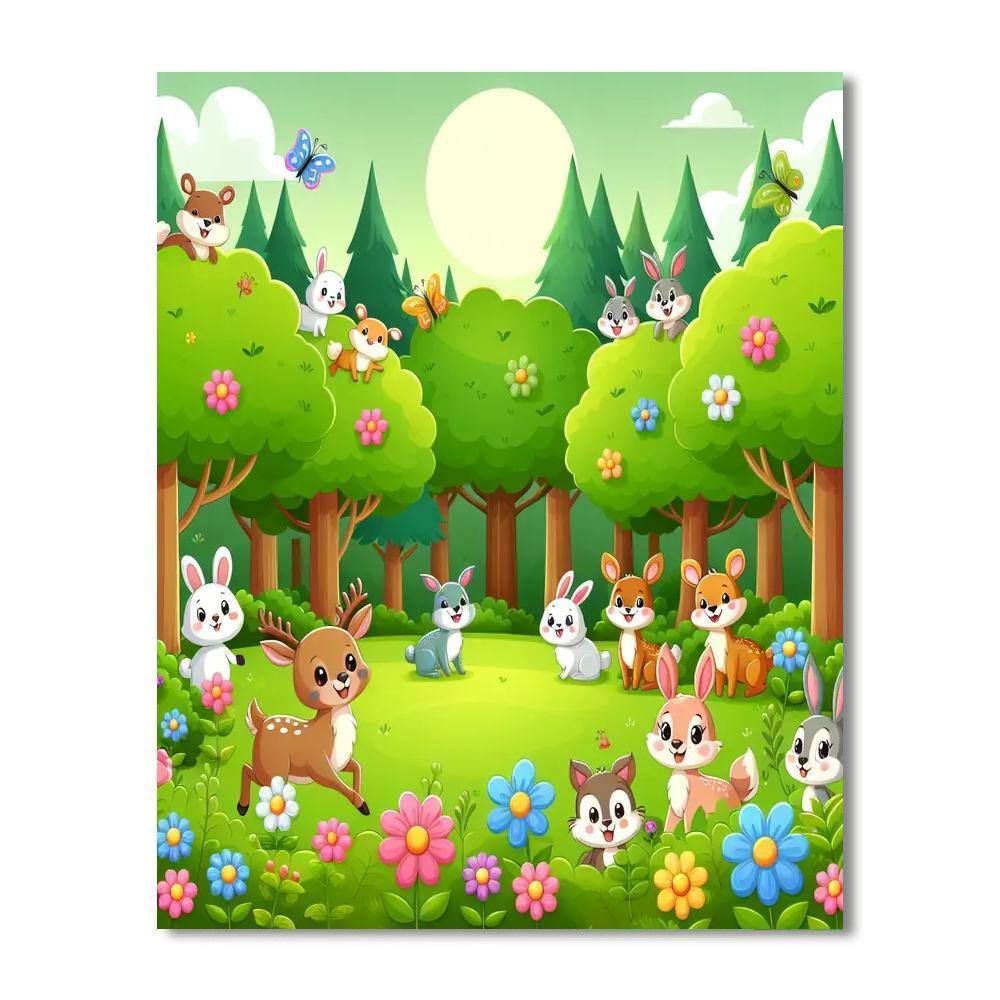 Wonderful Wilderness Number Painting