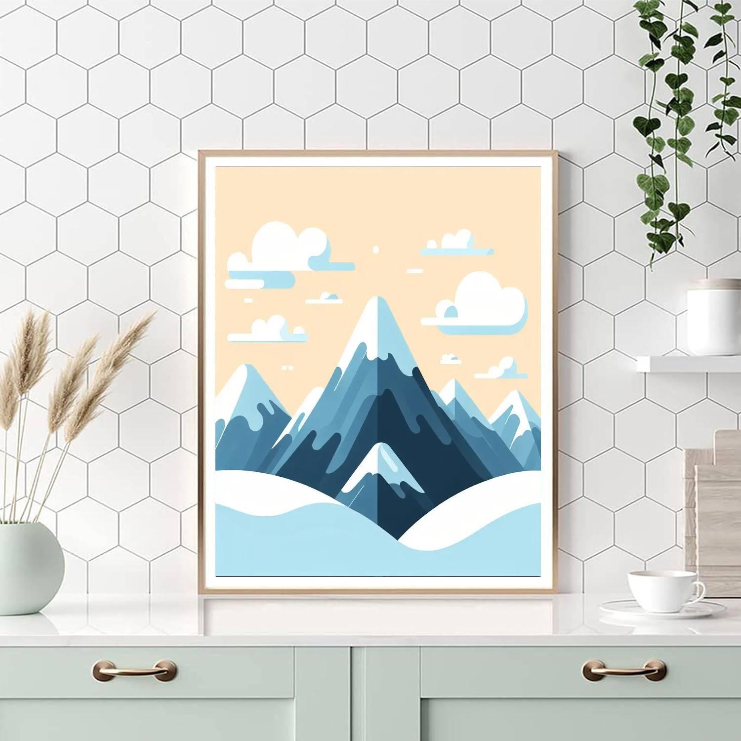 Magical Mountain Vista Paint By Color