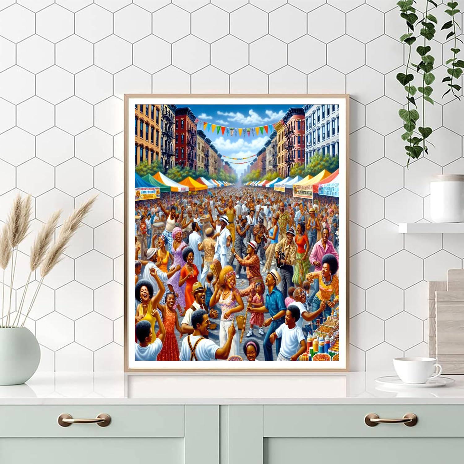 Harlem Week - New York City, Usa Paint By Numbers Art