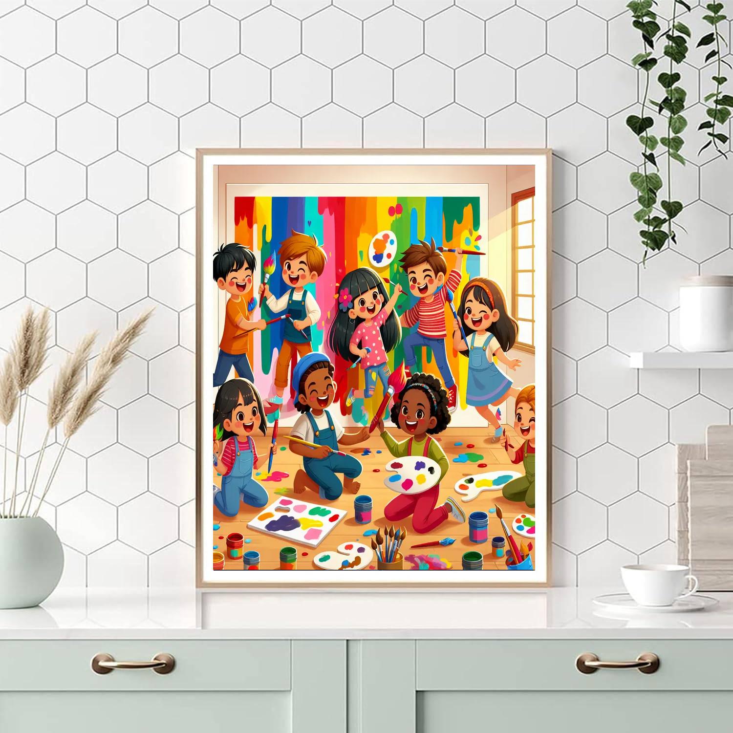 Harmony In Hues Hideaway Numbered Painting Kits