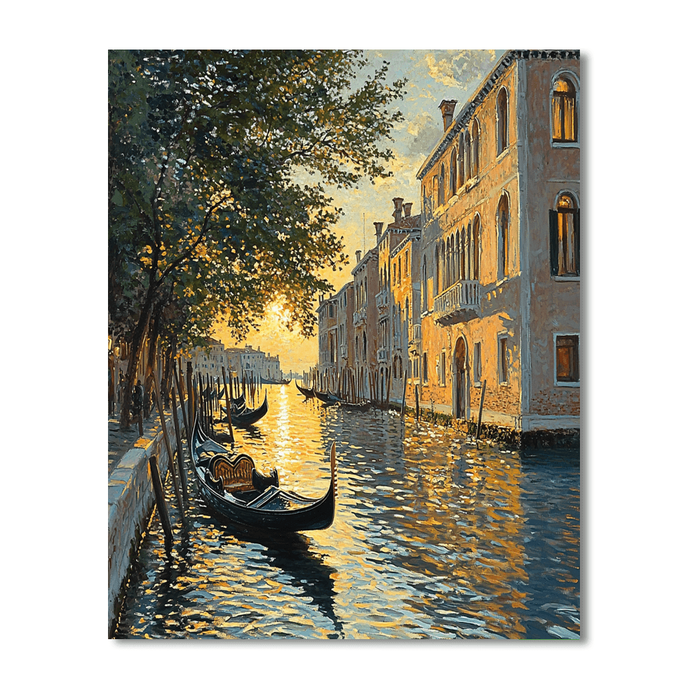 Claude Monet Inspired Venetian Romance  DIY Paint By Numbers