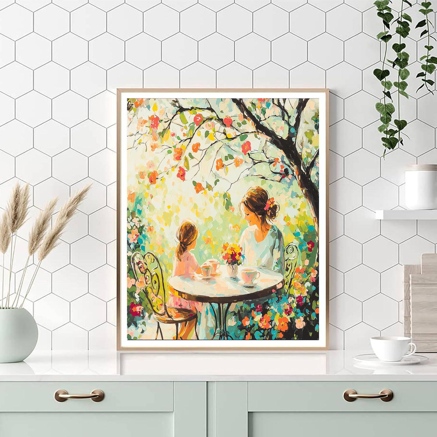 Blissful Afternoon Tea Numbered Painting Kits