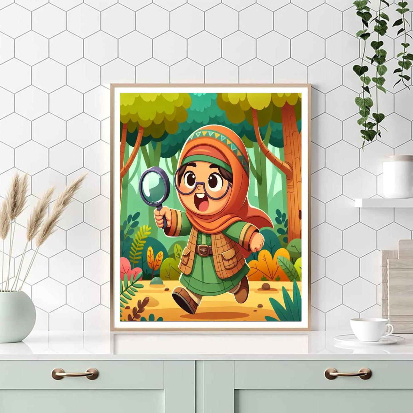 Enthusiastic Little Explorer Paint By Numbers Kits