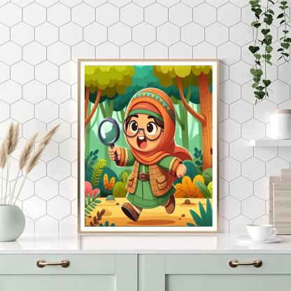 Enthusiastic Little Explorer Paint By Numbers Kits