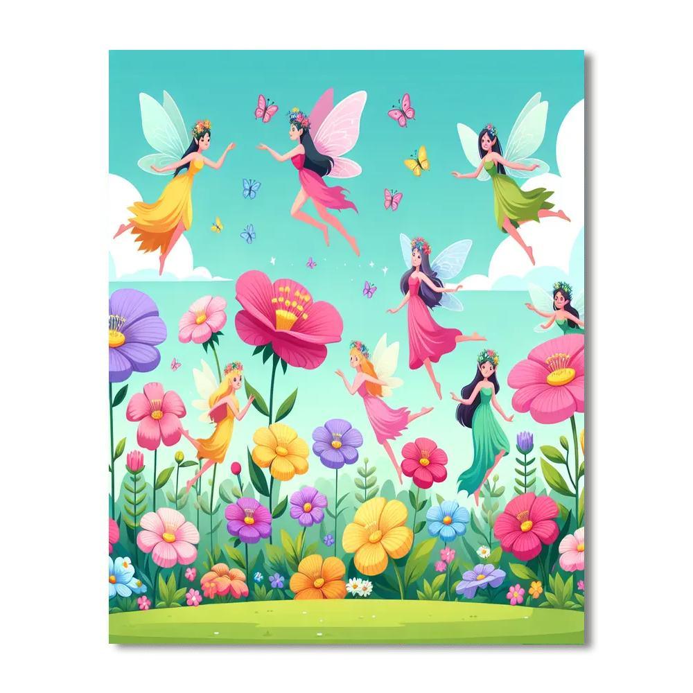 Fairy Garden Fables Painting By Numbers Kit