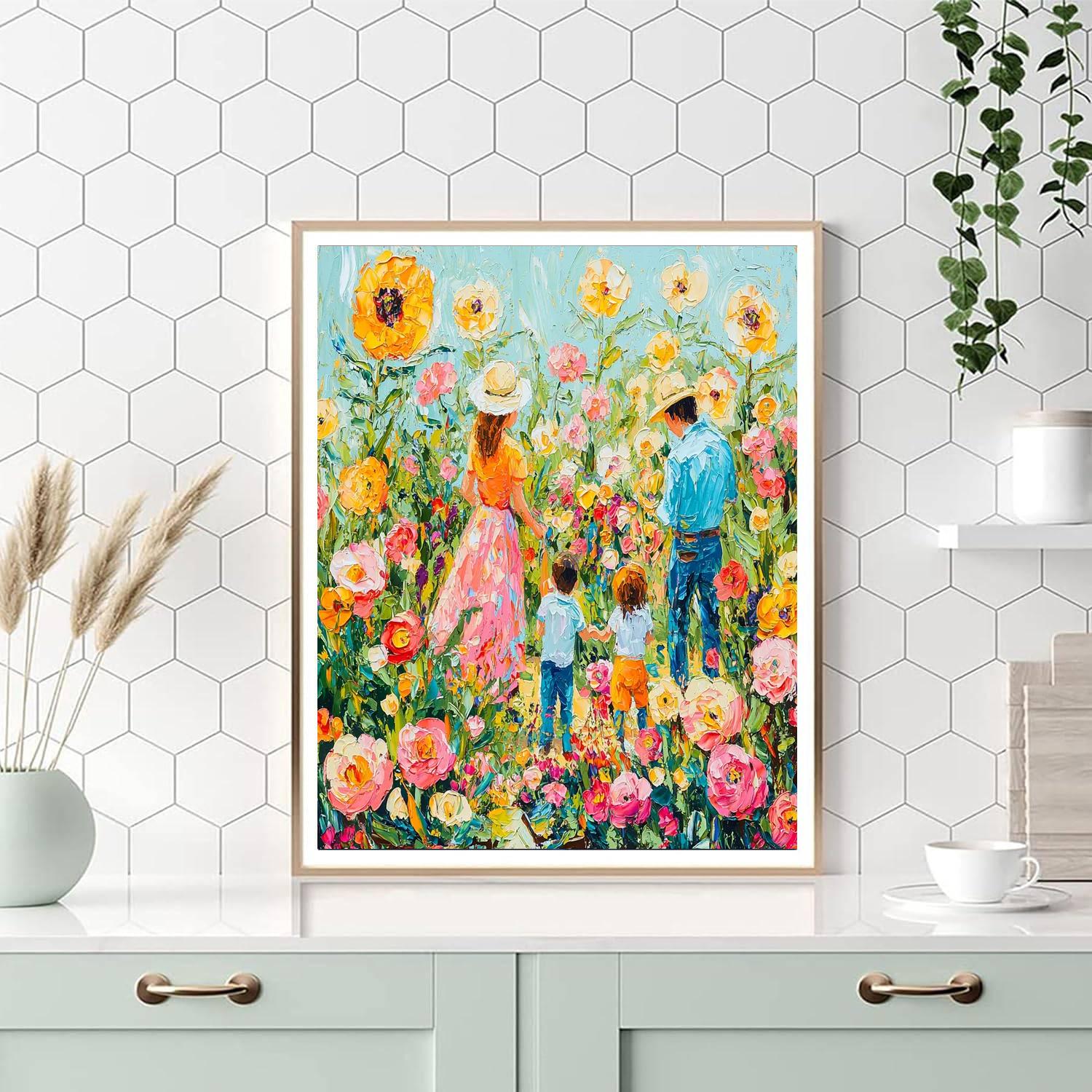 Mother's Garden Of Dreams Paint By Numbers Kits