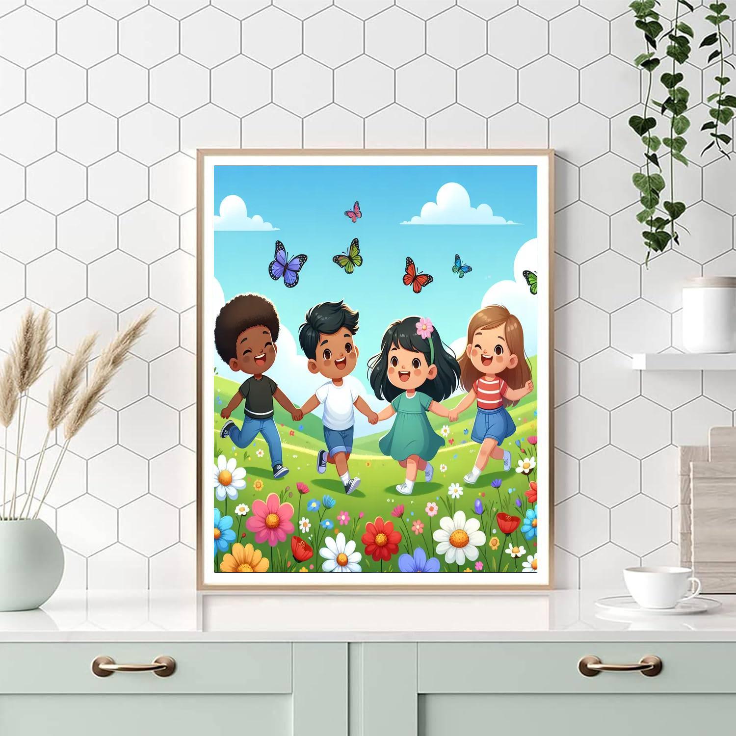 Enchanted Meadow Walk Paint By Numbers