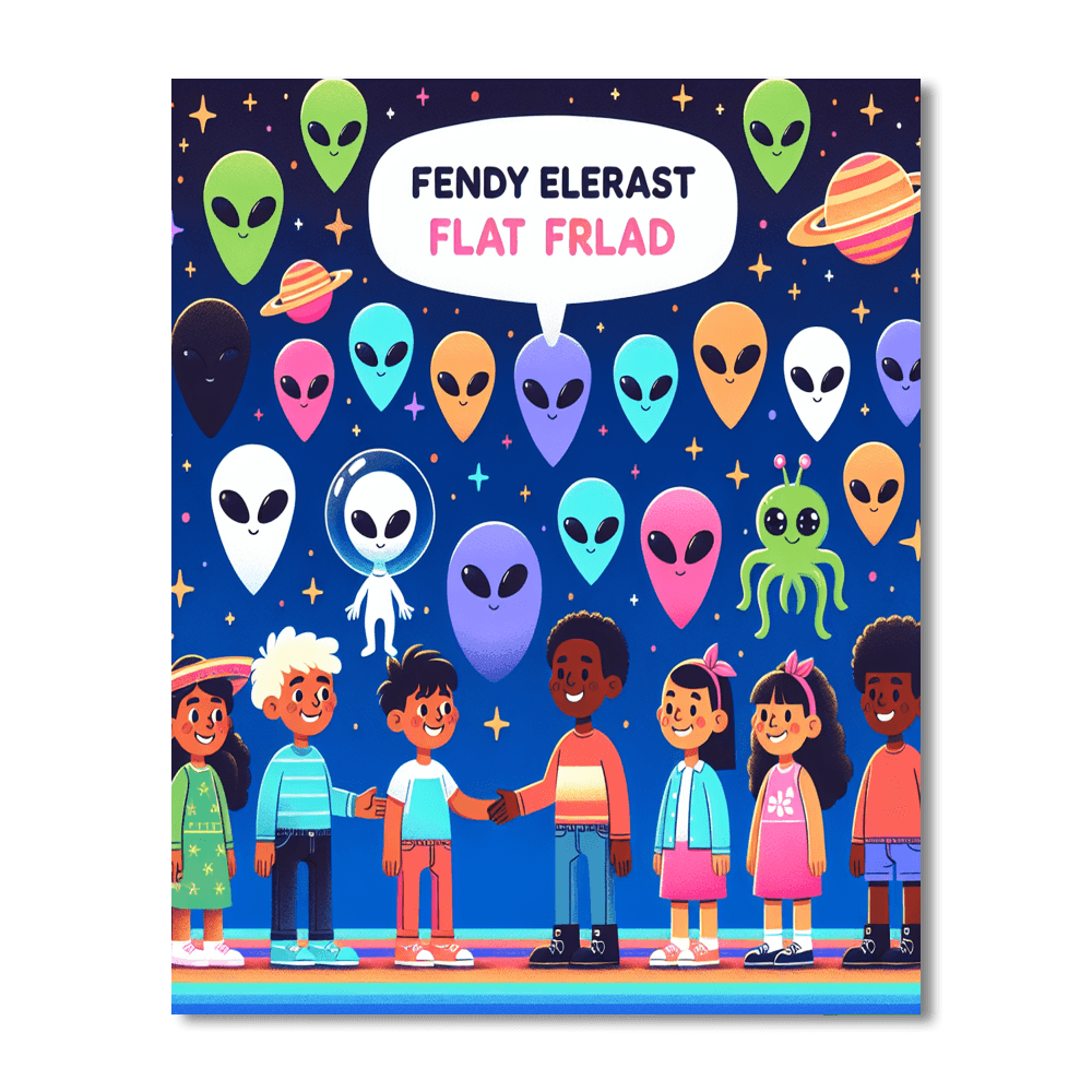 Alien Friendship Galaxy Paint By Color