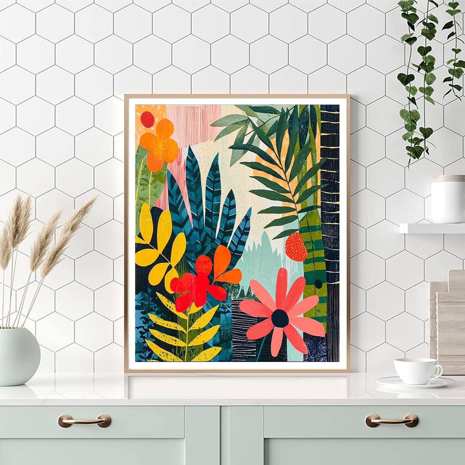 Frida Kahlo Inspired The Spirit Of Nature  Painting Number Kit