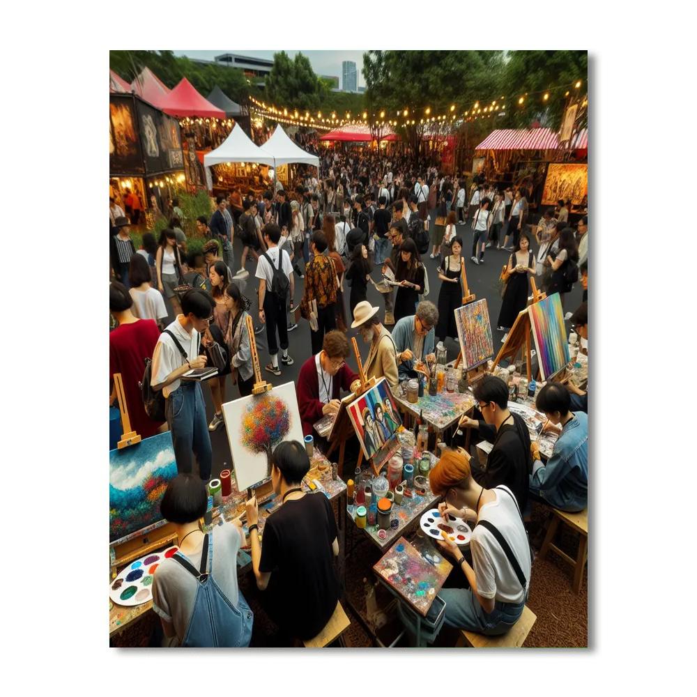 Joaquin Phoenix Festival - Albuquerque, Usa Number Painting