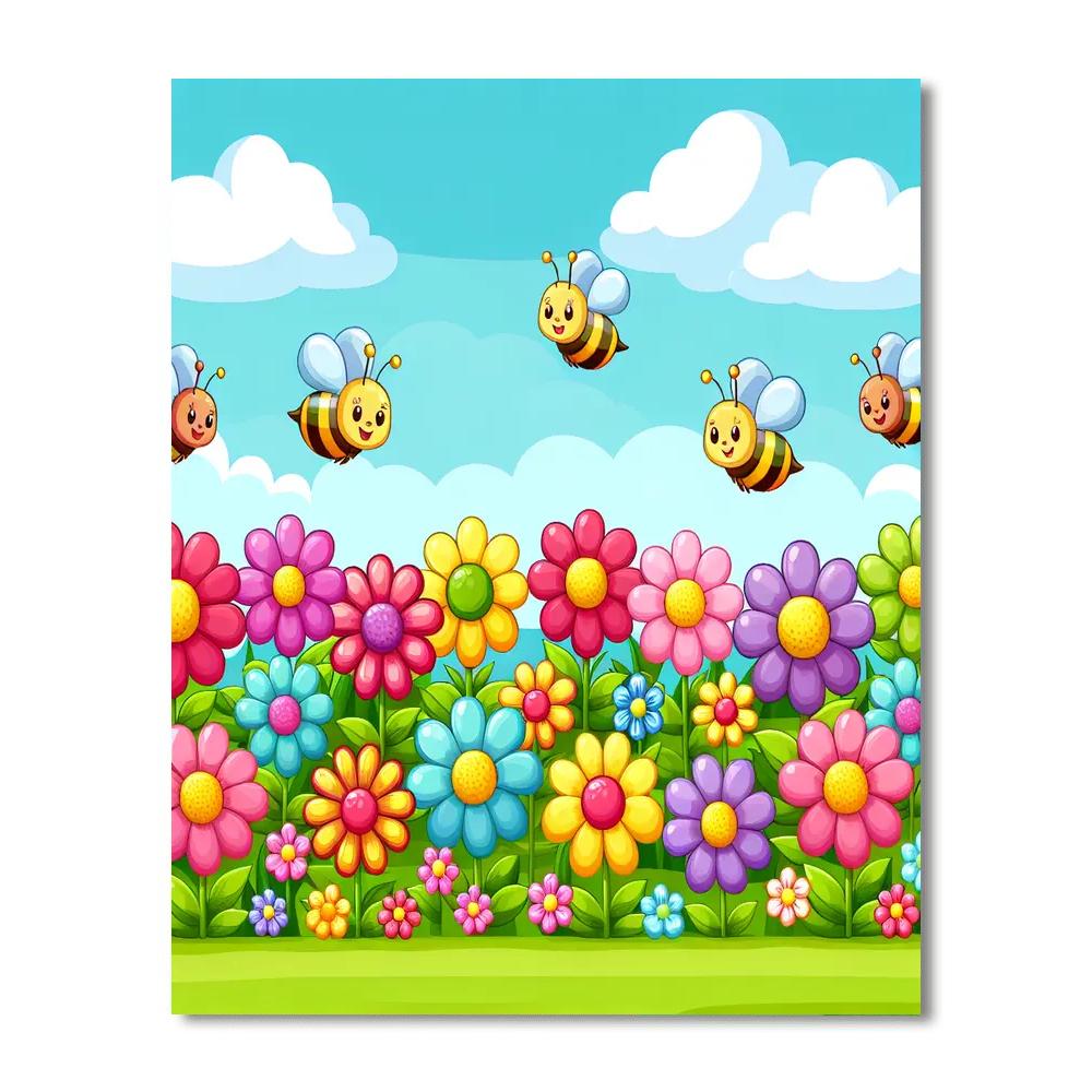 Gentle Garden Number Painting