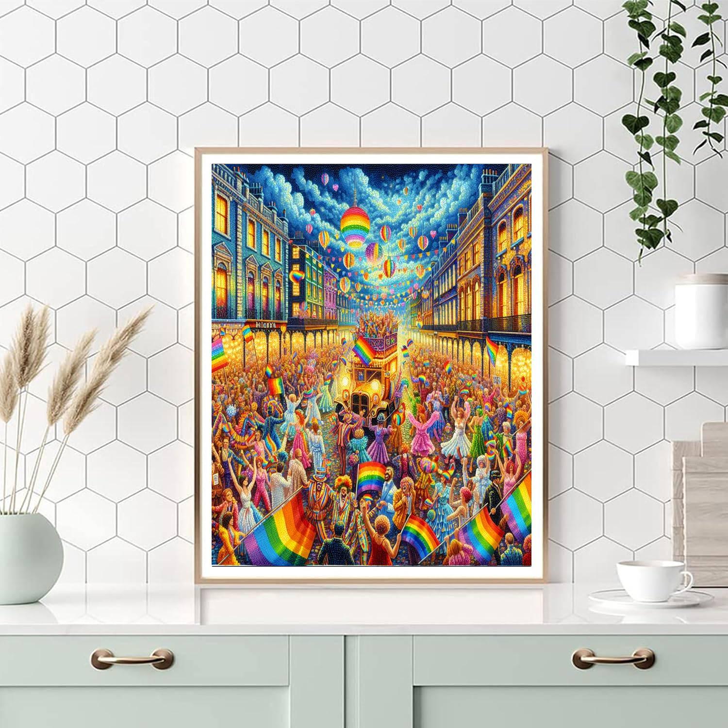 Brighton Pride - England Number Painting