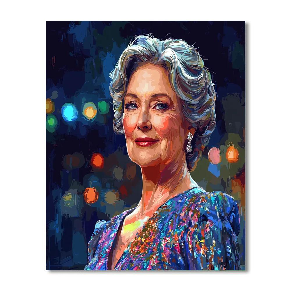Meryl Streep: Master Of Many Faces Numbered Painting Kits