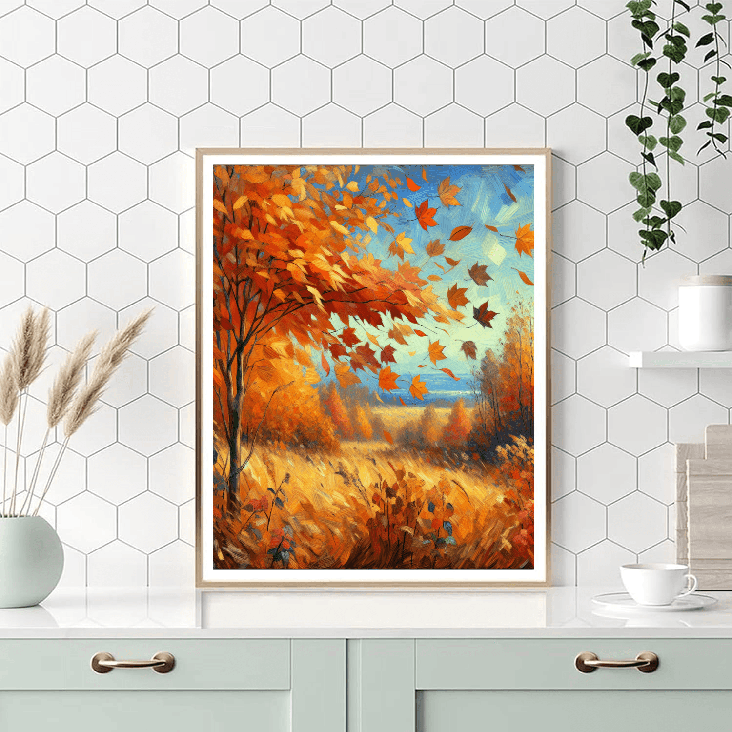 Golden Autumn Glow Paint By Numbers Kits