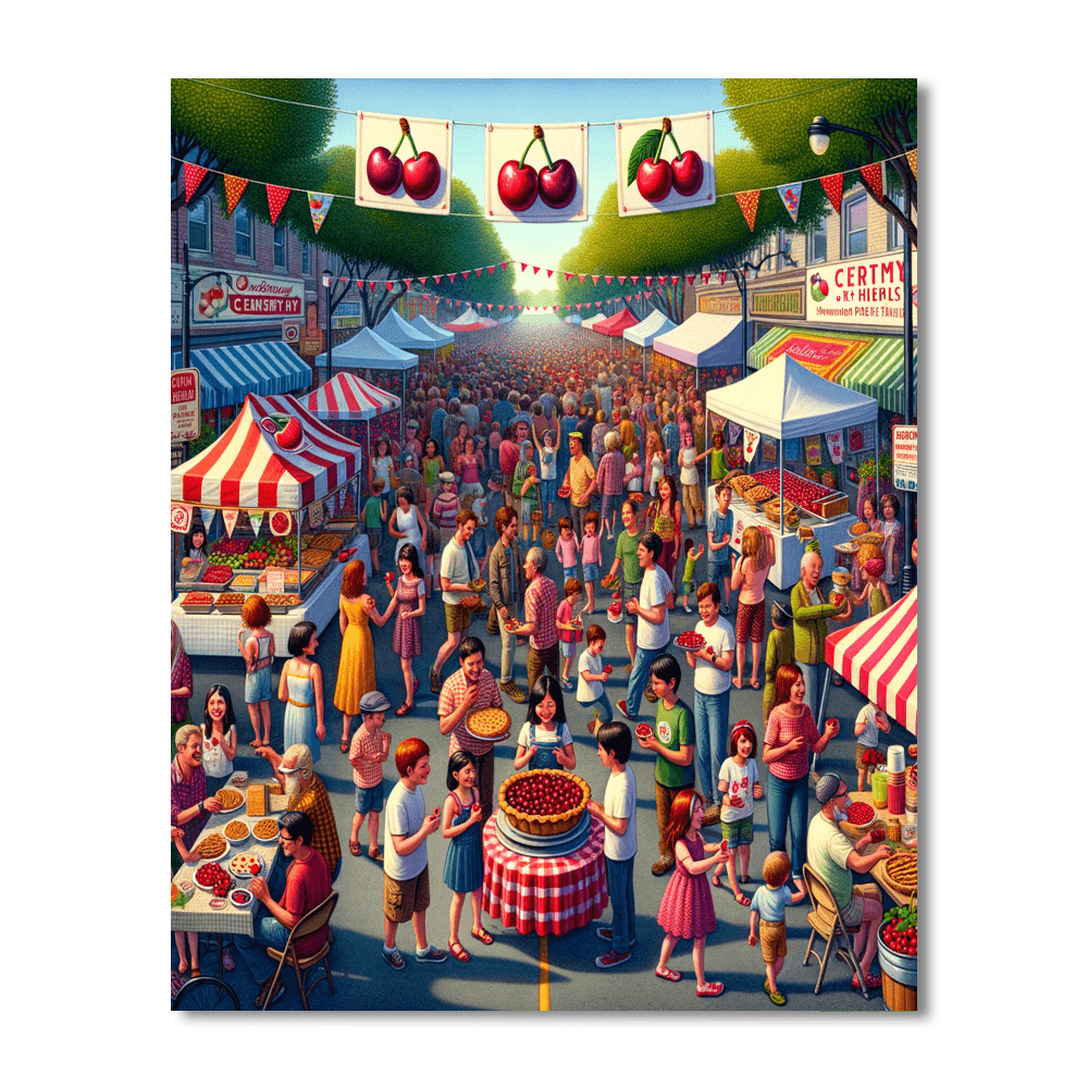 National Cherry Festival - Usa DIY Paint By Numbers