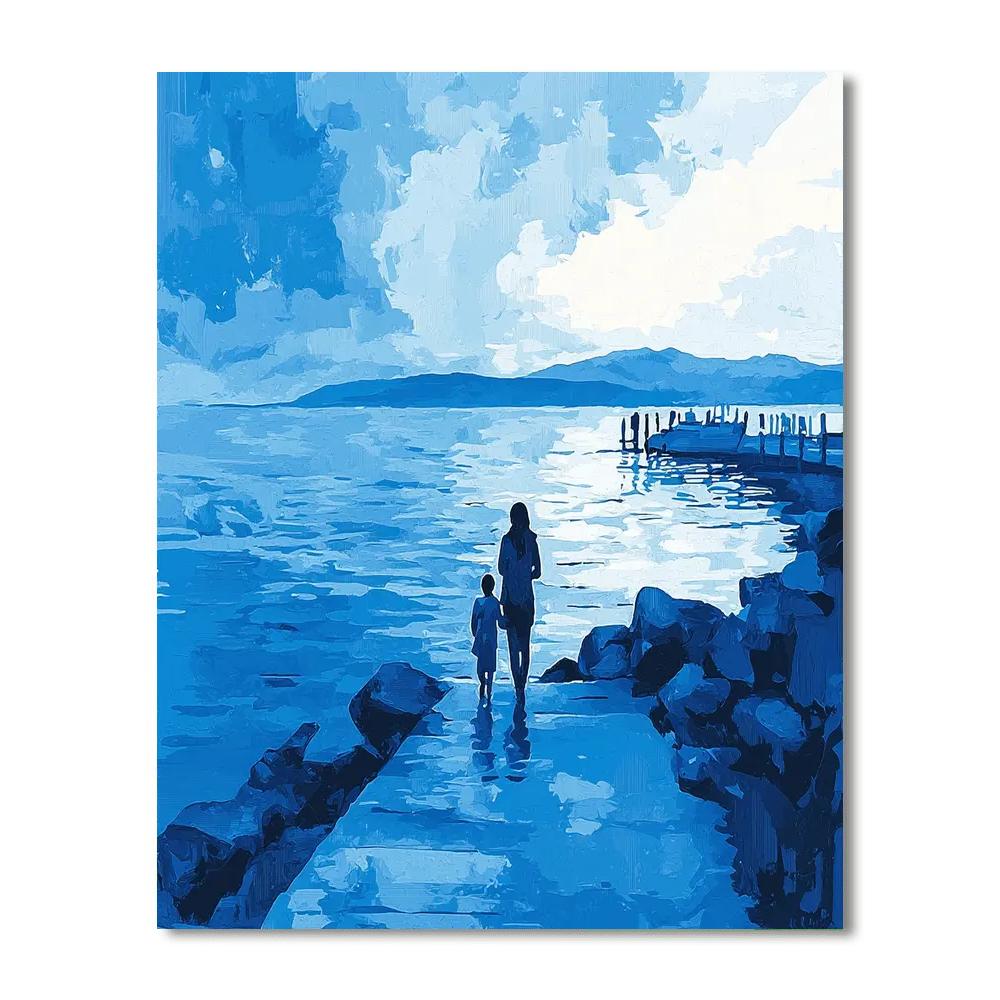 Mother's Day Harbor Painting Number Kit