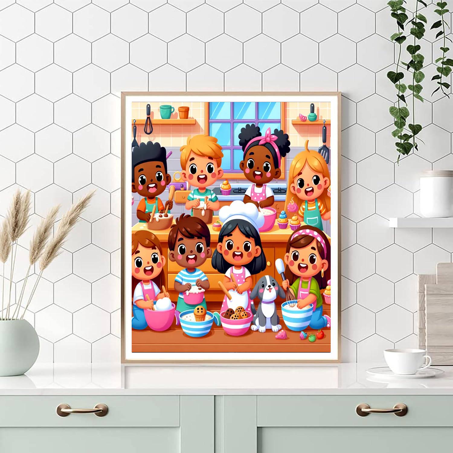 Baking Buddies Numbered Painting Kits