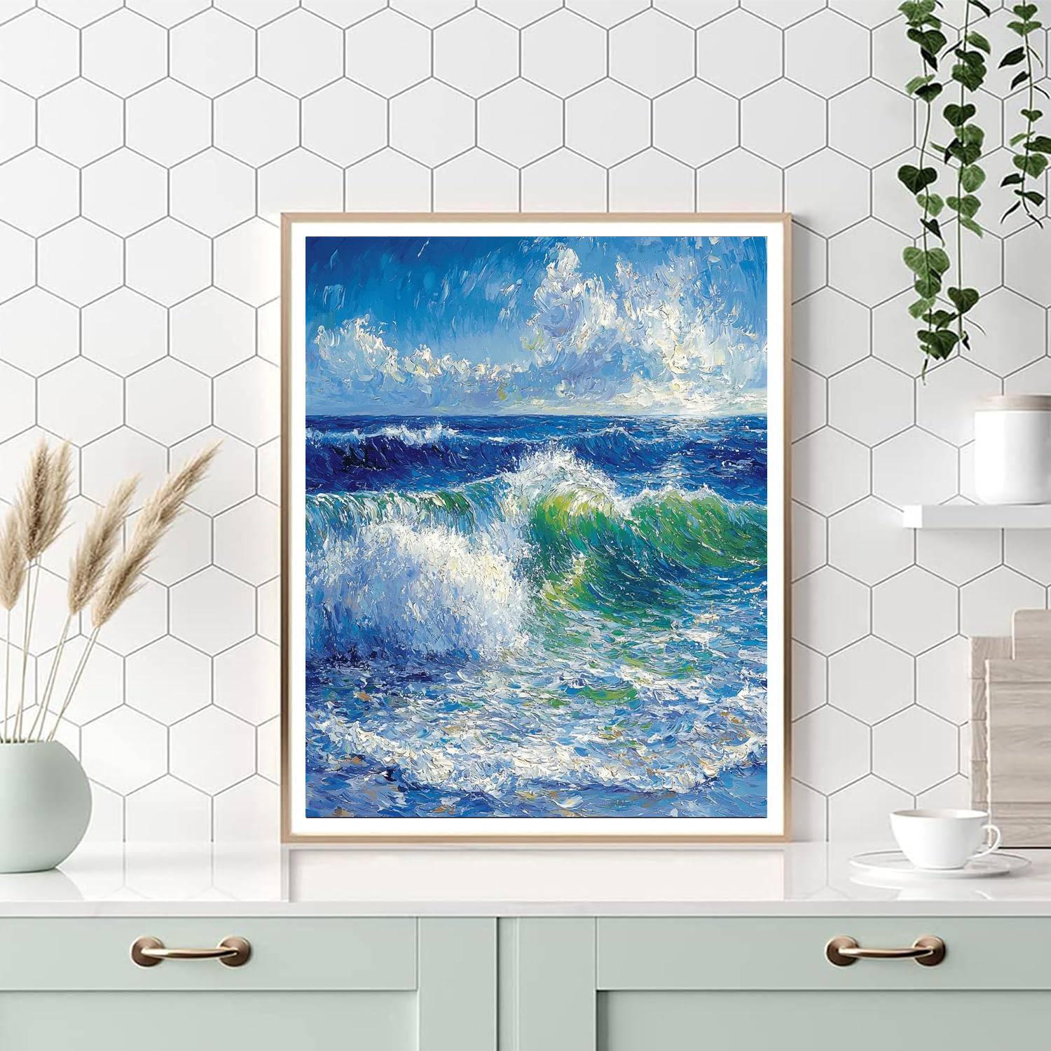 Edvard Munch Inspired Timeless Waves Of Emotion  Painting Number Kit